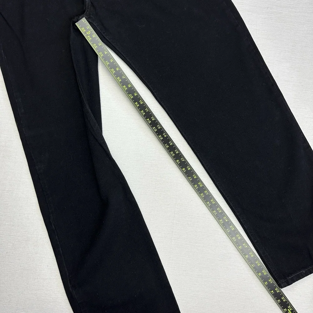 Vtg Levis 550 Jeans Mens 36x32 Black Y2K 2000s Relaxed Fit Straight Leg Denim